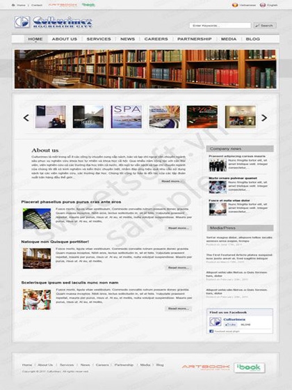 Website Công ty Culturimex 2011